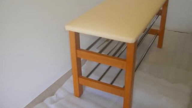 Скамья с полками для обуви.ООО ДОЛЯМЕБЕЛЬ смотреть онлайн