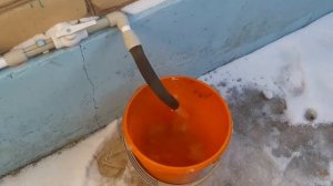 Вода на Улице Зимой 2 Всем кто говорил что замёрзнет