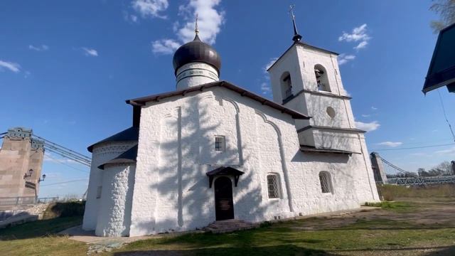 Город Остров в Псковской области // Уникальные цепные мосты // Древний Никольский собор