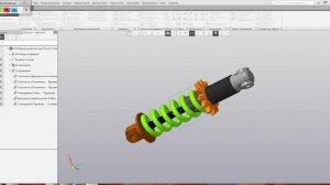 Видеоуроки Компас 3D V17 Анимация амортизатора