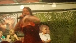 Анастасия Першина-Жара. Будут мокнуть листья. Выступление в клубе офицеров запаса...