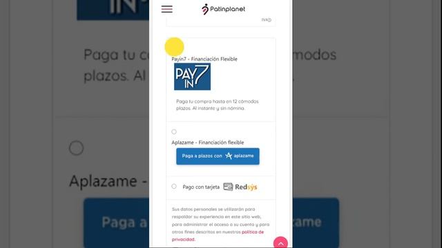 Financia directamente desde tu móvil