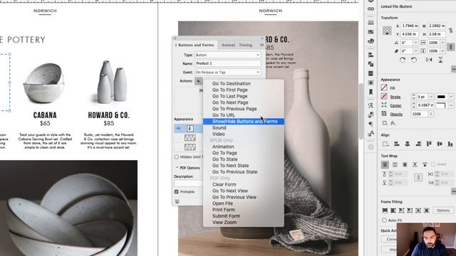 Learn how to create an interactive e-Catalogue in Adobe InDesign смотреть онлайн