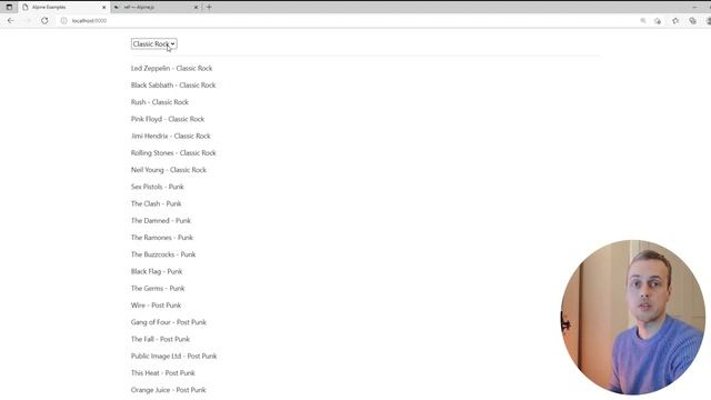 Django and Alpine.js - Client Side Filtering and Django Forms Integration