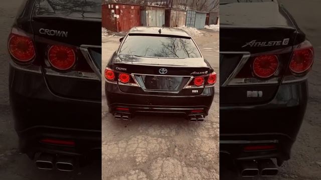 Toyota Crown 210 тюнинг, спойлер, задняя губа и спойлер стёкла !