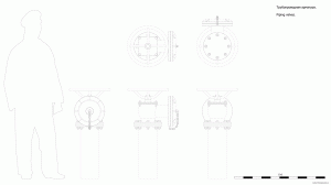 Трубопроводная арматура. Чертёж. Piping valves B. Drawings.