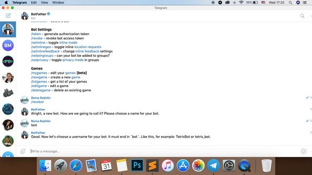 #3 Creating Telegram Bot on Python смотреть онлайн