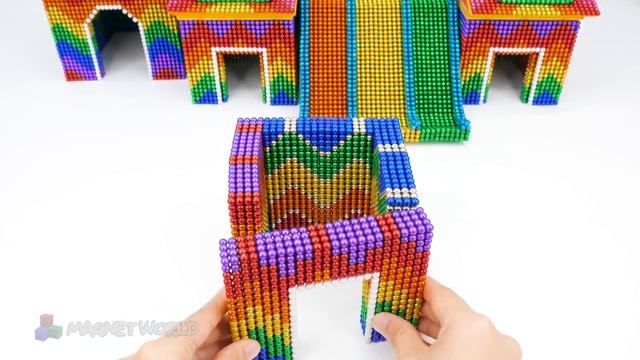 Satisfying Video | How To Make Fun Land Theme Park Playground With Triple Slide To Slime Pool смотреть онлайн