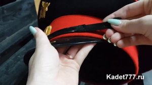 Как правильно крепить лаковый ремешок на фуражку