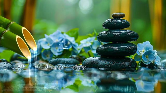 Beautiful Relaxing Piano 🌿 Water Sound, Holy Music, Relaxing Music, Sleep Music, Spa Music смотреть онлайн