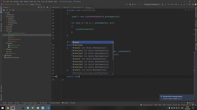 Пул объектов в юнити / Оптимизация в юнити / Pool object in Unity смотреть онлайн