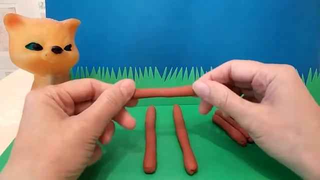 Лепи со мной! Лесенка. Занятие для детей 3,5 - 4,5 лет. смотреть онлайн