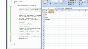 How To Edit Excel Worksheet Using C# -Part 4- (Automatically Merge Excel Sheet Cells)