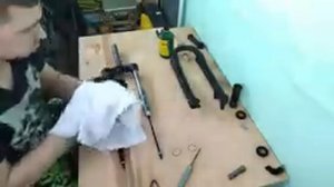 Ремонт вилки велосипеда, и переборка рулевой системы.
