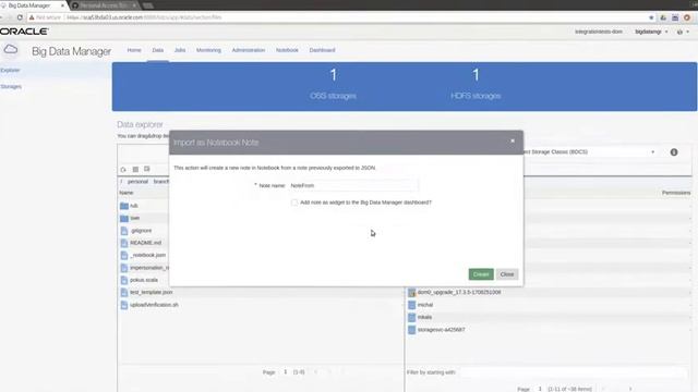 Oracle Big Data Manager and Importing Notebook Sources from GitHub смотреть онлайн