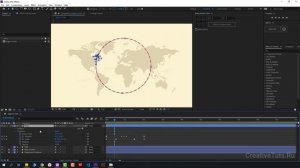 Анимация движения объектов (слоев) по пути в After Effects