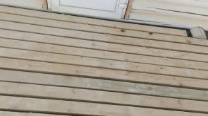 веранда с балконом к деревянному дому