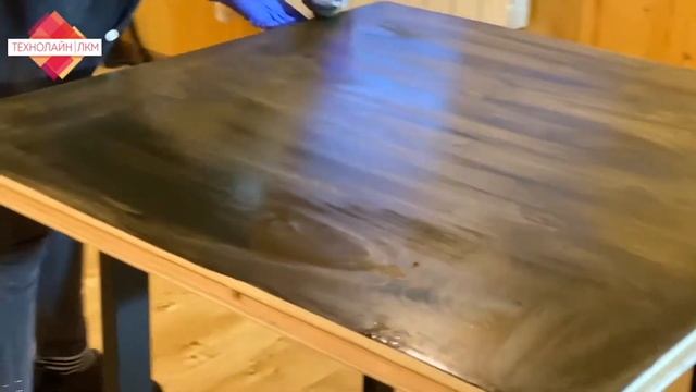 Стол лофт фанера, масло, металл. смотреть онлайн