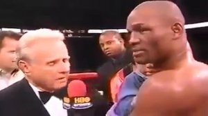 Bernard Hopkins arguement with Larry Merchant