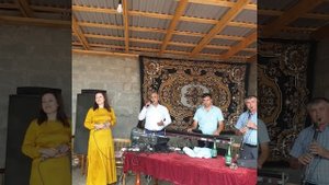 Рустам и Зарема Рамазановы на свадьбе