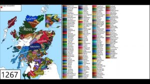 History of Scottish clans: Every year (834-1707)