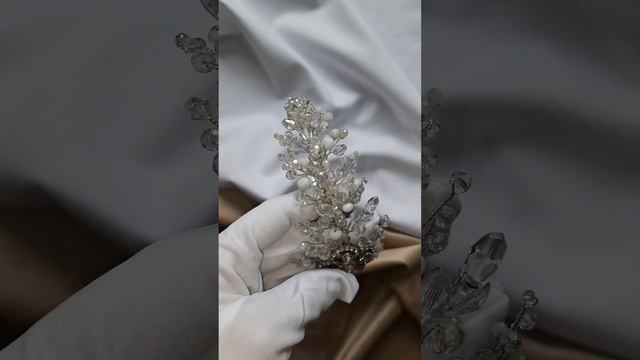 Хрустальный праздничный ободок