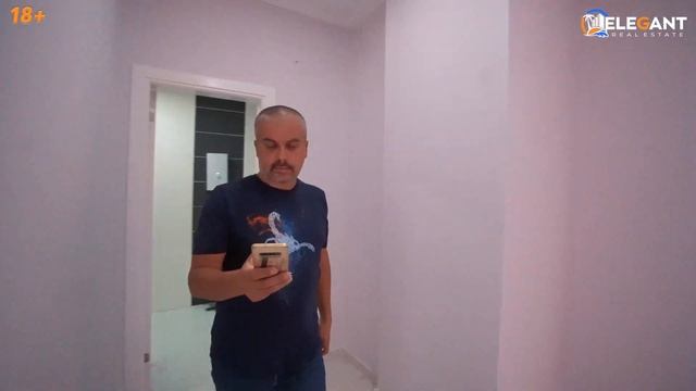 Недорогой дуплекс 3+1 с отдельной кухней в центре Алании. 650 метров до пляжа Клеопатра, всё рядом. смотреть онлайн