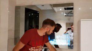 Зеркальный телевизор в ванную комнату. Mirror TV.