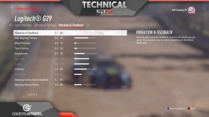 DiRT Rally 2.0 | Wheel Settings | Logitech G29 & G920 | PC only