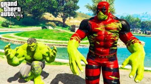 ДЭДПУЛ ПРОТИВ ХАЛКА В ГТА 5 МОДЫ! DEADPOOL ОБЗОР МОДА В GTA 5! ИГРЫ ВИДЕО MODS