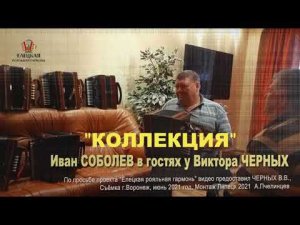 "КОЛЛЕКЦИЯ"- фильм об уникальных гармонях лучших мастеров, на которых вам сыграет Иван Соболев!