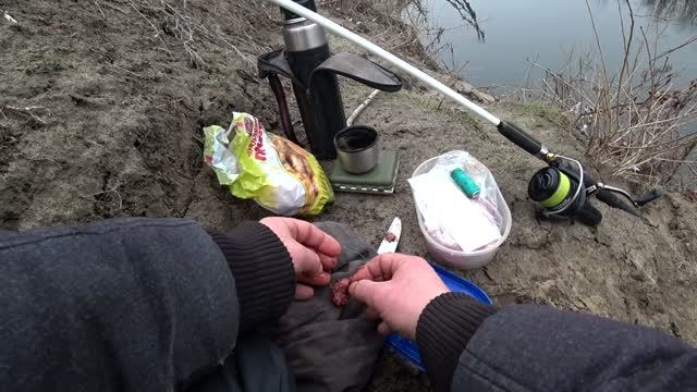 Рыбалка в Январе на Северском Донце. Голавль на куриную печень. смотреть онлайн