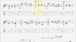 TAB/Sheet: Amando sobre o Mar by Zequinha de Abreu [PDF + Guitar Pro + MIDI]