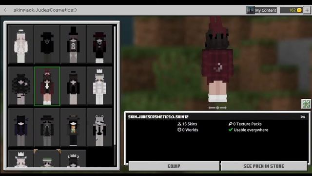Minecraft Cosmetics Pack 10+ skins смотреть онлайн