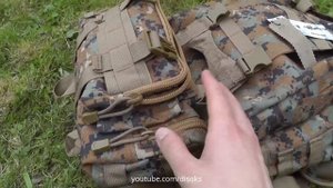 Тесты рюкзака с тремя подсумками