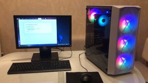 intel i5 10400 + rtx2060 rev.2 +Powercase RHOMBUS MESH X4 White