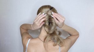 ЭЛЕГАНТНЫЙ НИЗКИЙ ПУЧОК НА САМОЙ СЕБЕ, КАК СДЕЛАТЬ ОБЪЕМ НА МАКУШКЕ БЕЗ НАЧЕСА? PERFECT UPDO
