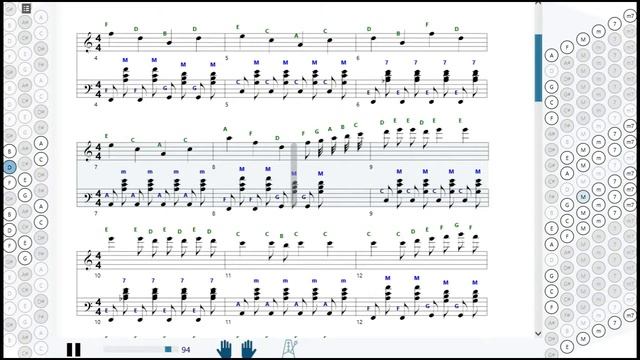 Как играть на баяне Плясовая | How to play on accordion | SMT Pro смотреть онлайн
