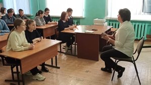 Урок истории в Горловской школе Скопинского района Рязанской области