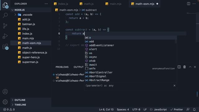 Node.js Tutorial - 16 - ES Modules