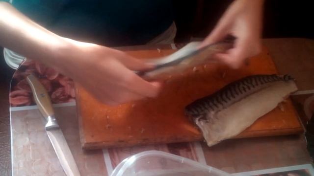 Как солить скумбрию.Скумбрия солёная (в горчичном маринаде)