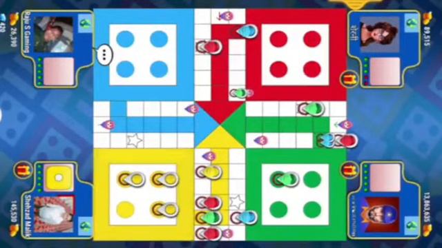 Ludo game in 4 players | Ludo king new update gams poki , 234 play game , live lodo  gameplay #299