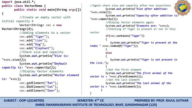 The Comparator interface, static methods #GTU# OOP Java