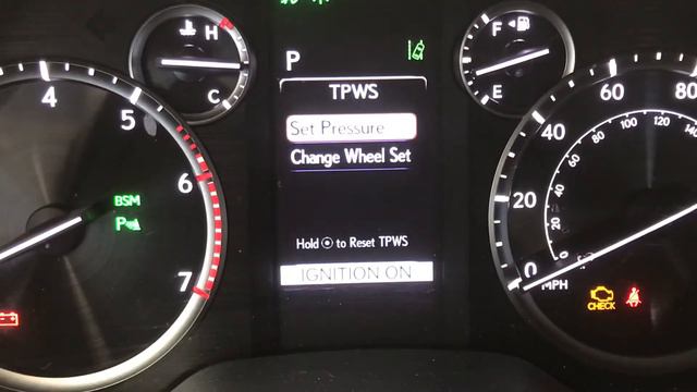 2021 Lexus GX460 (TPMS) reset смотреть онлайн