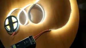 Светодиодная лента 2835 21w 24v 4000K double на 3М скотче. Для световых линий.