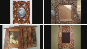 Wooden photo frames. Деревянные рамки для фотографий