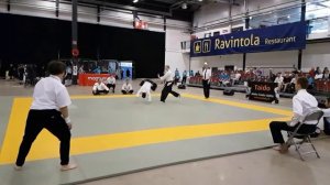 Taido joukkue SM 2017 jissen : Antti Korhonen vs...