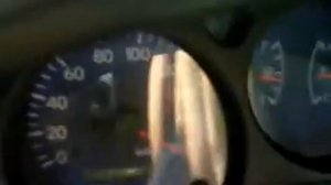 Caldina GT-T 1999г разгон 220км