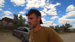 Дикарями в Молочном Крым с палаткой Витино Бич