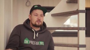 Барнхаус проект с антресолью OkPrefab